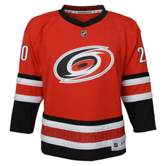 Sebastian Aho Carolina Hurricanes Outerstuff Youth Alternate Replica Jersey - Red | US 202588566