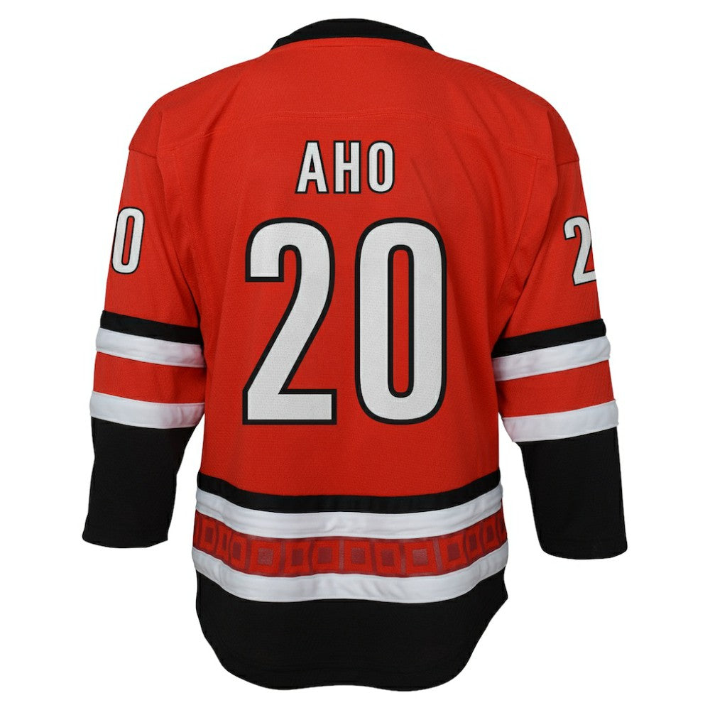 Sebastian Aho Carolina Hurricanes Outerstuff Youth Alternate Replica Jersey - Red | US 202588566