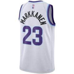 Lauri Markkanen Utah Jazz Unisex Swingman Jersey Association Edition White - Nike