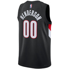 Scoot Henderson Portland Trail Blazers Unisex Swingman Jersey Icon Edition Black - Nike