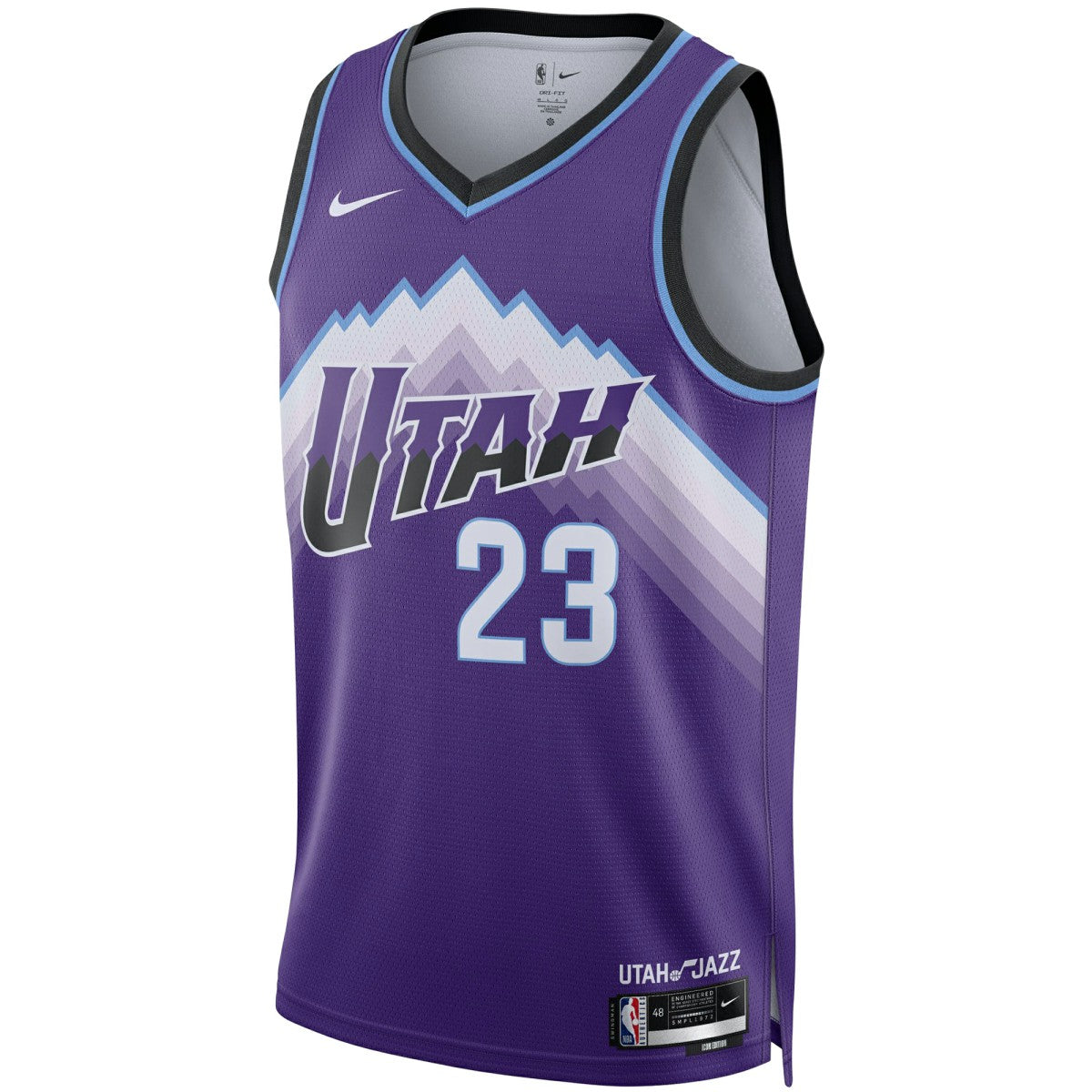 Lauri Markkanen Utah Jazz Unisex Swingman Jersey Icon Edition Purple - Nike