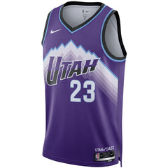 Lauri Markkanen Utah Jazz Unisex Swingman Jersey Icon Edition Purple - Nike