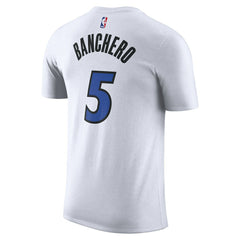 Paolo Banchero Orlando Magic Association Edition Name & Number T-Shirt White - Nike