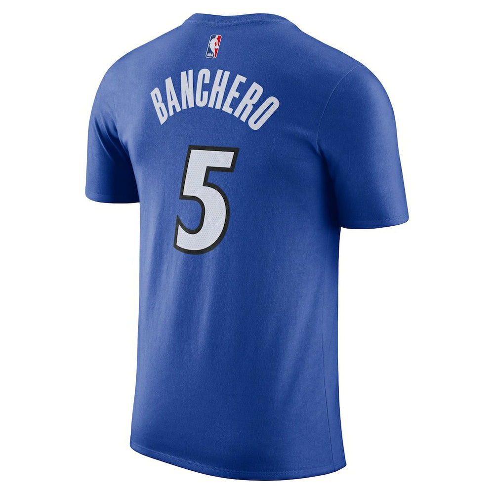 Paolo Banchero Orlando Magic Icon Edition Name & Number T-Shirt Blue - Nike