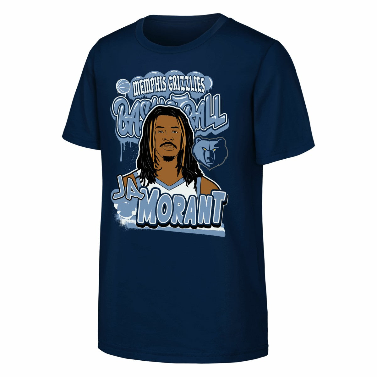 Ja Morant Memphis Grizzlies Outerstuff Youth Baller T-Shirt Navy outlet
