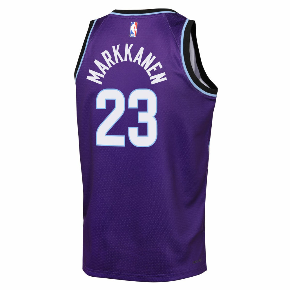 Lauri Markkanen Utah Jazz Youth Icon Edition Swingman Jersey Purple - Nike outlet