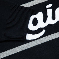 Las Vegas Raiders GOLF WANG Jacquard Pullover Sweater - Black Pullover