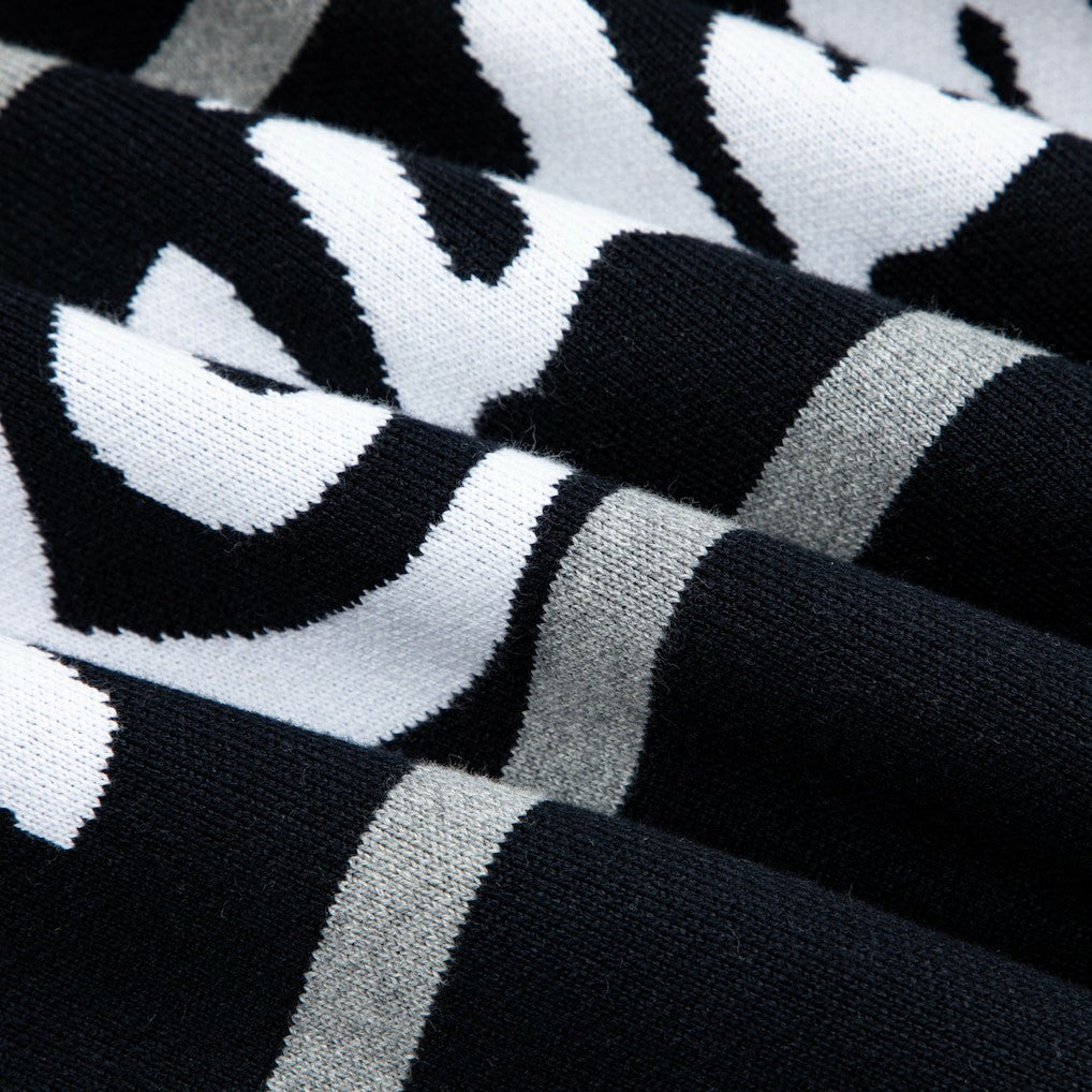 Las Vegas Raiders GOLF WANG Jacquard Pullover Sweater - Black Pullover