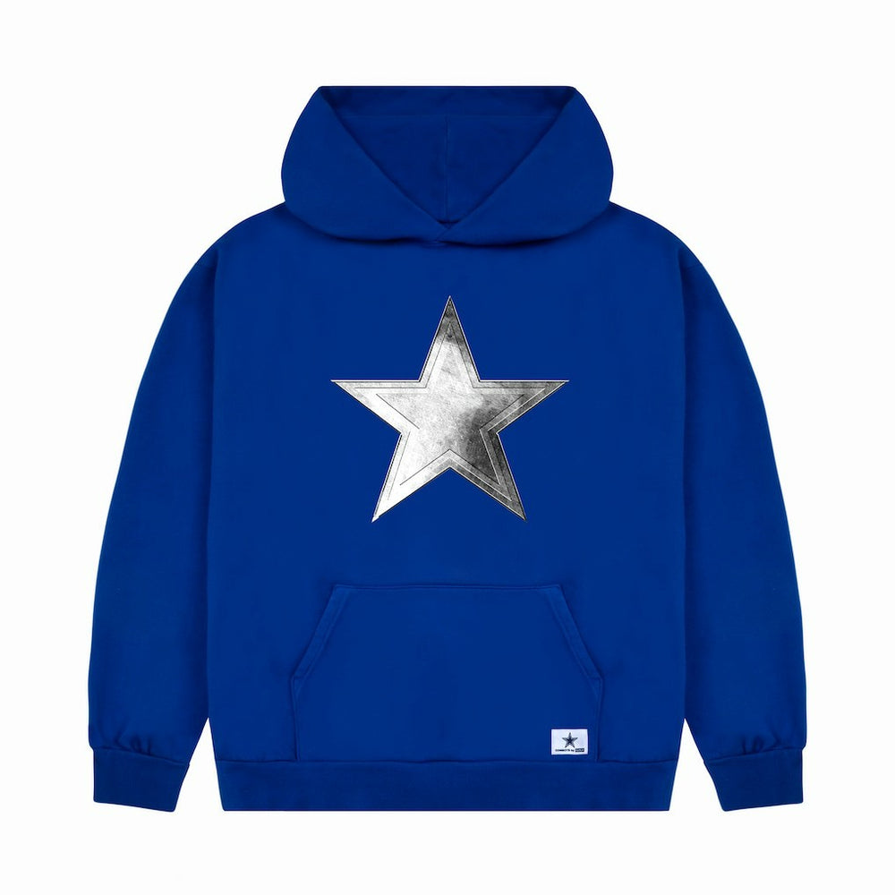 Dallas Cowboys GOLF WANG Cutout Pullover Hoodie - Royal Hoodies