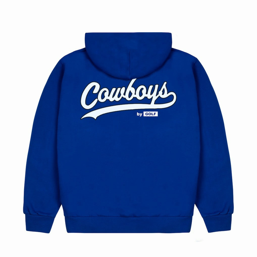 Dallas Cowboys GOLF WANG Cutout Pullover Hoodie - Royal Hoodies
