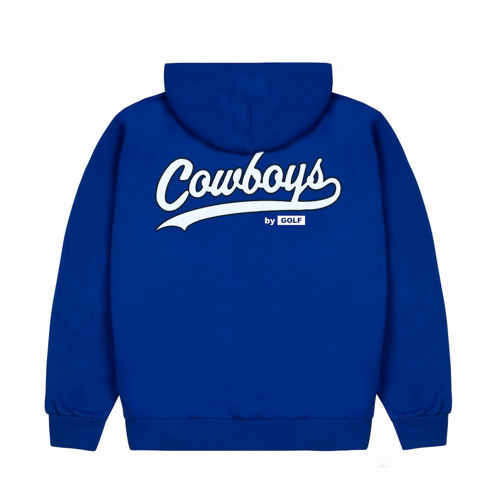 Dallas Cowboys GOLF WANG Cutout Pullover Hoodie - Royal Hoodies