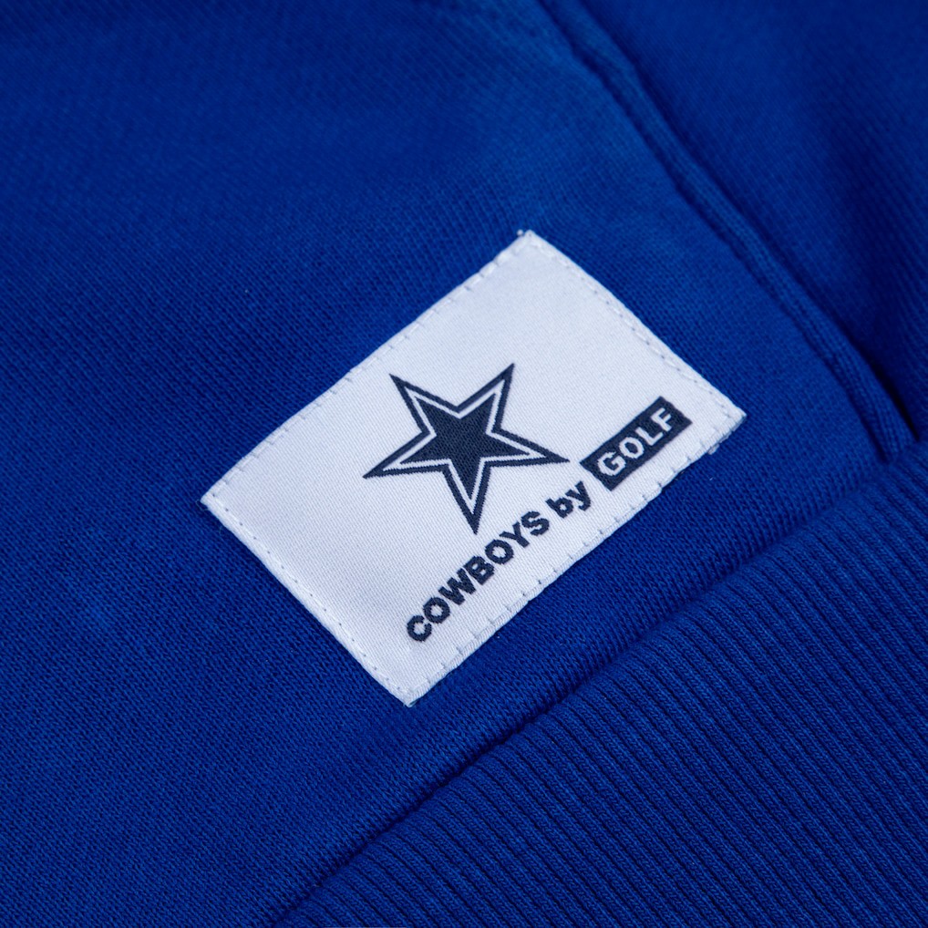 Dallas Cowboys GOLF WANG Cutout Pullover Hoodie - Royal Hoodies
