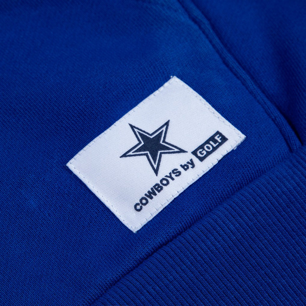 Dallas Cowboys GOLF WANG Cutout Pullover Hoodie - Royal Hoodies