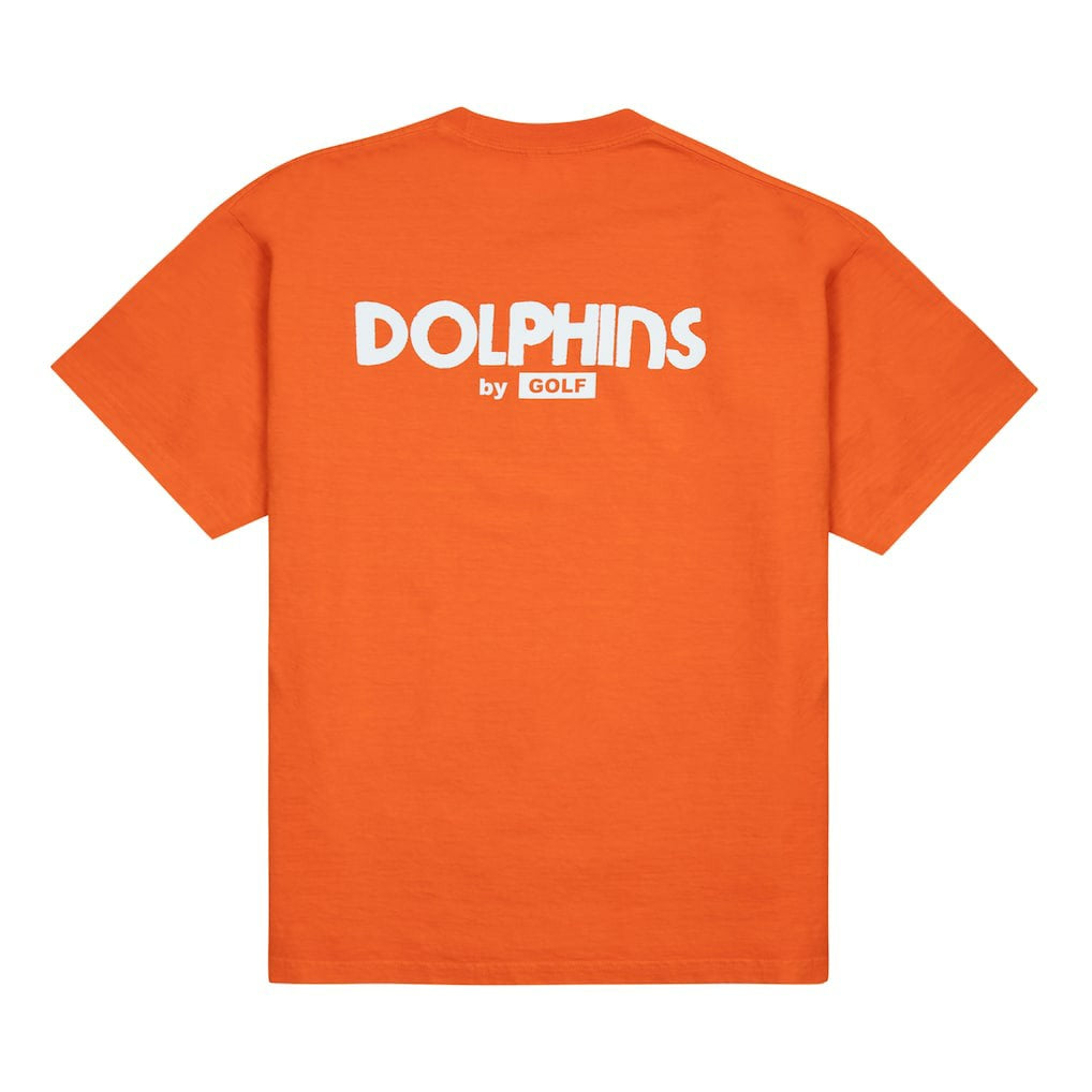 Miami Dolphins GOLF WANG Cutout T-Shirt - Orange T-shirts