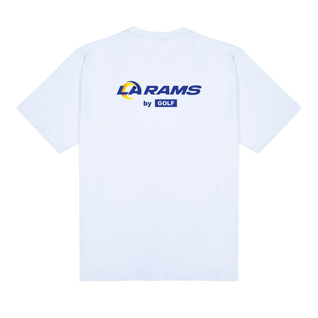 Los Angeles Rams GOLF WANG Cutout T-Shirt - White T-shirts