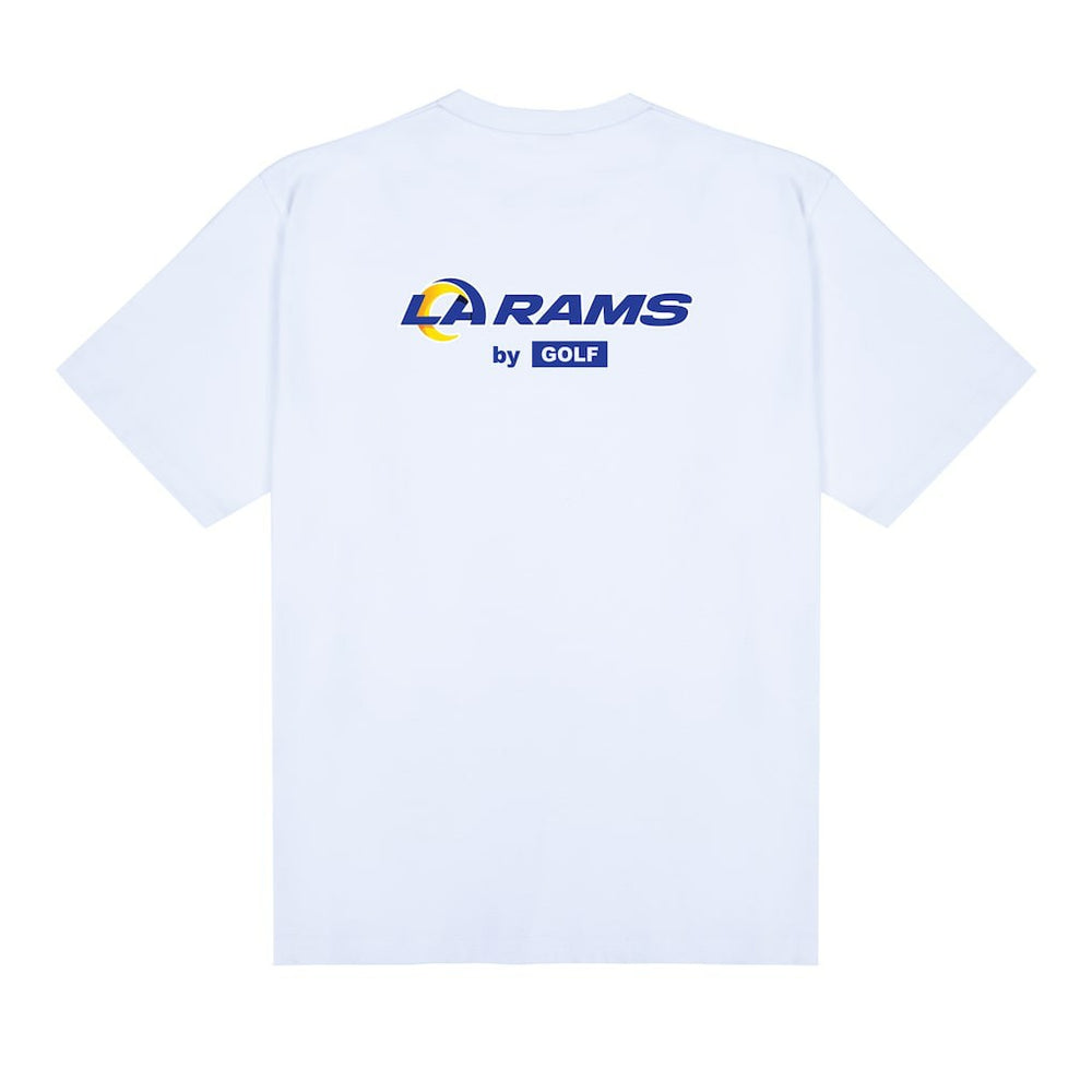 Los Angeles Rams GOLF WANG Cutout T-Shirt - White T-shirts