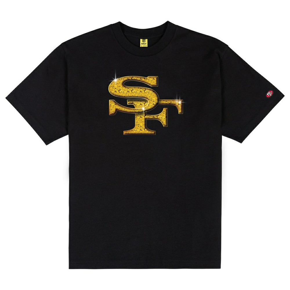 San Francisco 49ers GOLF WANG Cutout T-Shirt - Black T-shirts
