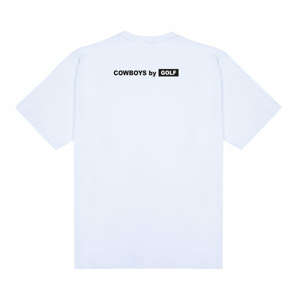 Dallas Cowboys GOLF WANG Bobblehead T-Shirt - White T-shirts