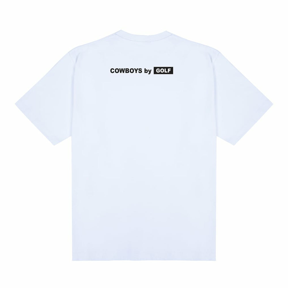 Dallas Cowboys GOLF WANG Bobblehead T-Shirt - White T-shirts