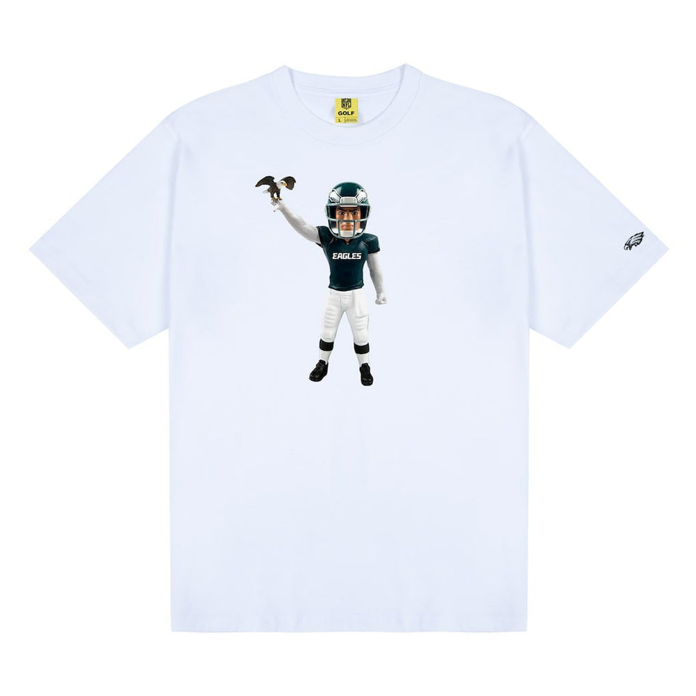 Philadelphia Eagles GOLF WANG Bobblehead T-Shirt - White T-shirts