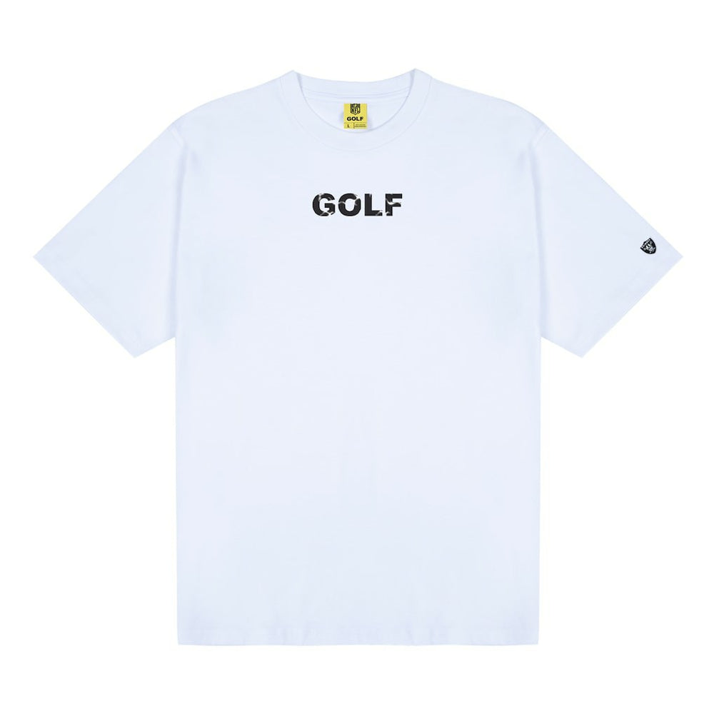 Las Vegas Raiders GOLF WANG Motto T-Shirt - White T-shirts