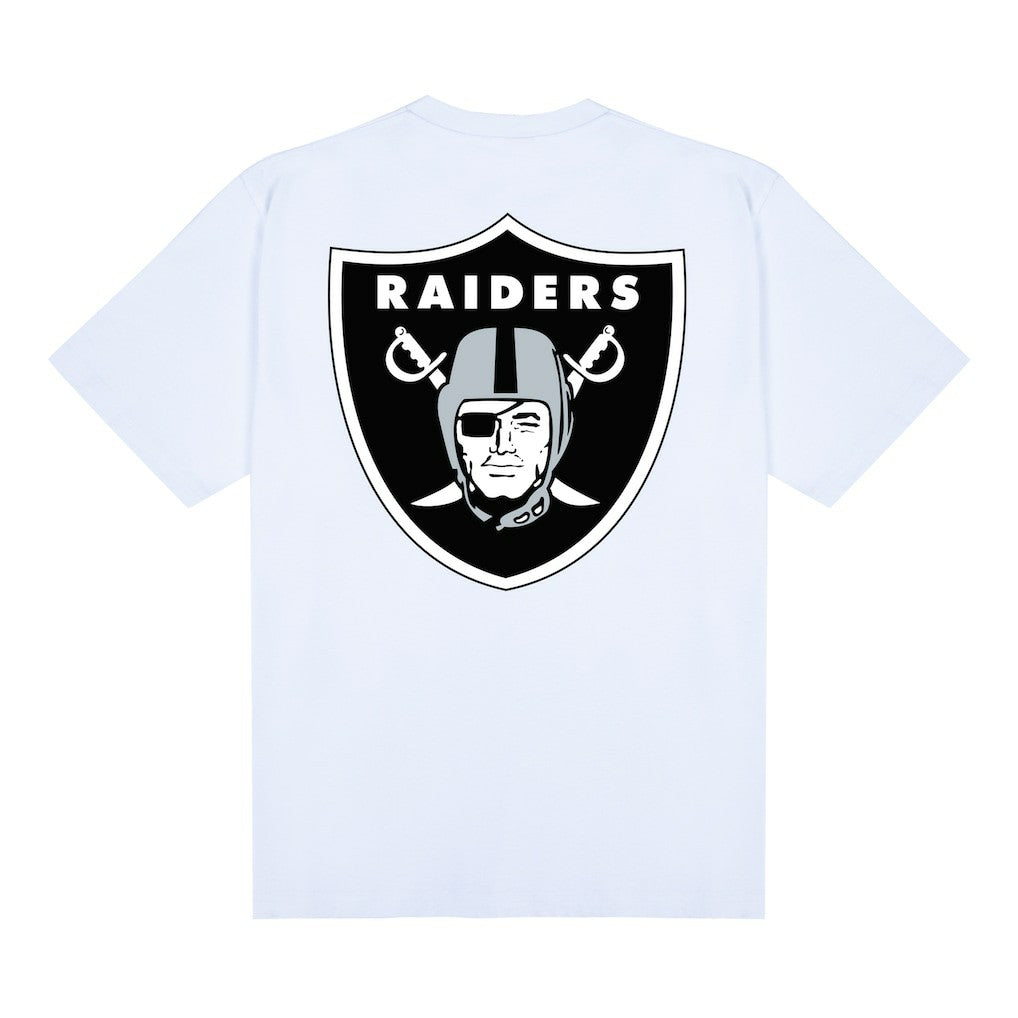 Las Vegas Raiders GOLF WANG Motto T-Shirt - White T-shirts