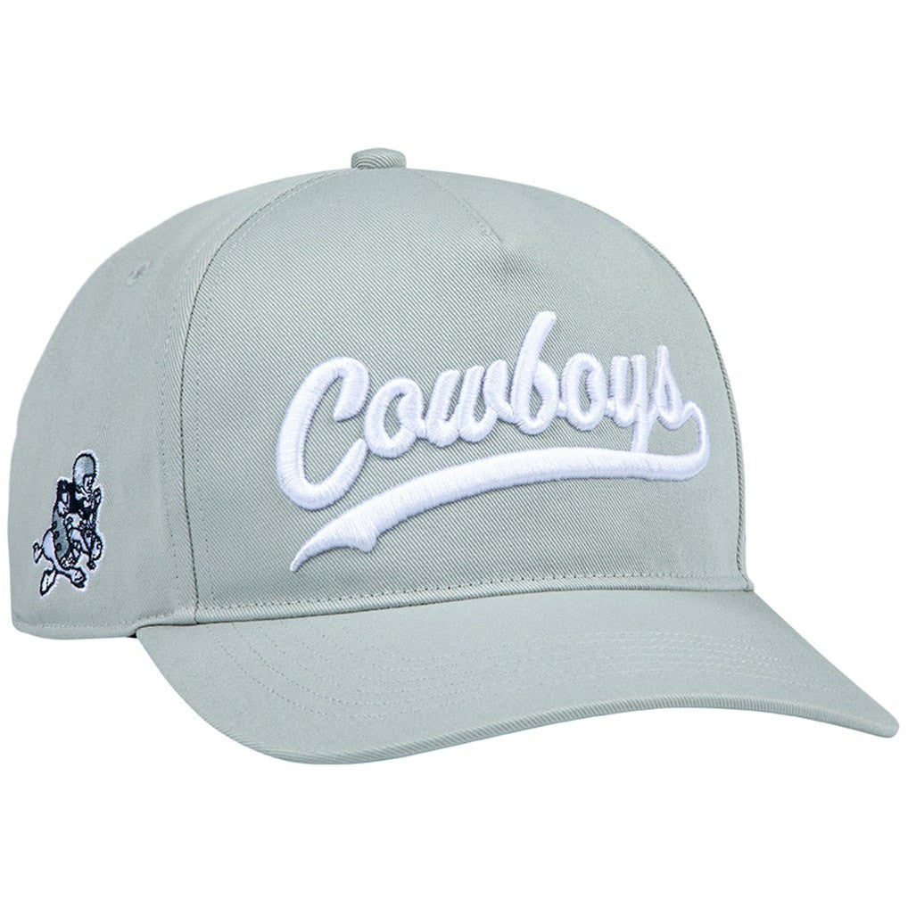 Dallas Cowboys GOLF WANG Snapback Hat - Silver Hats