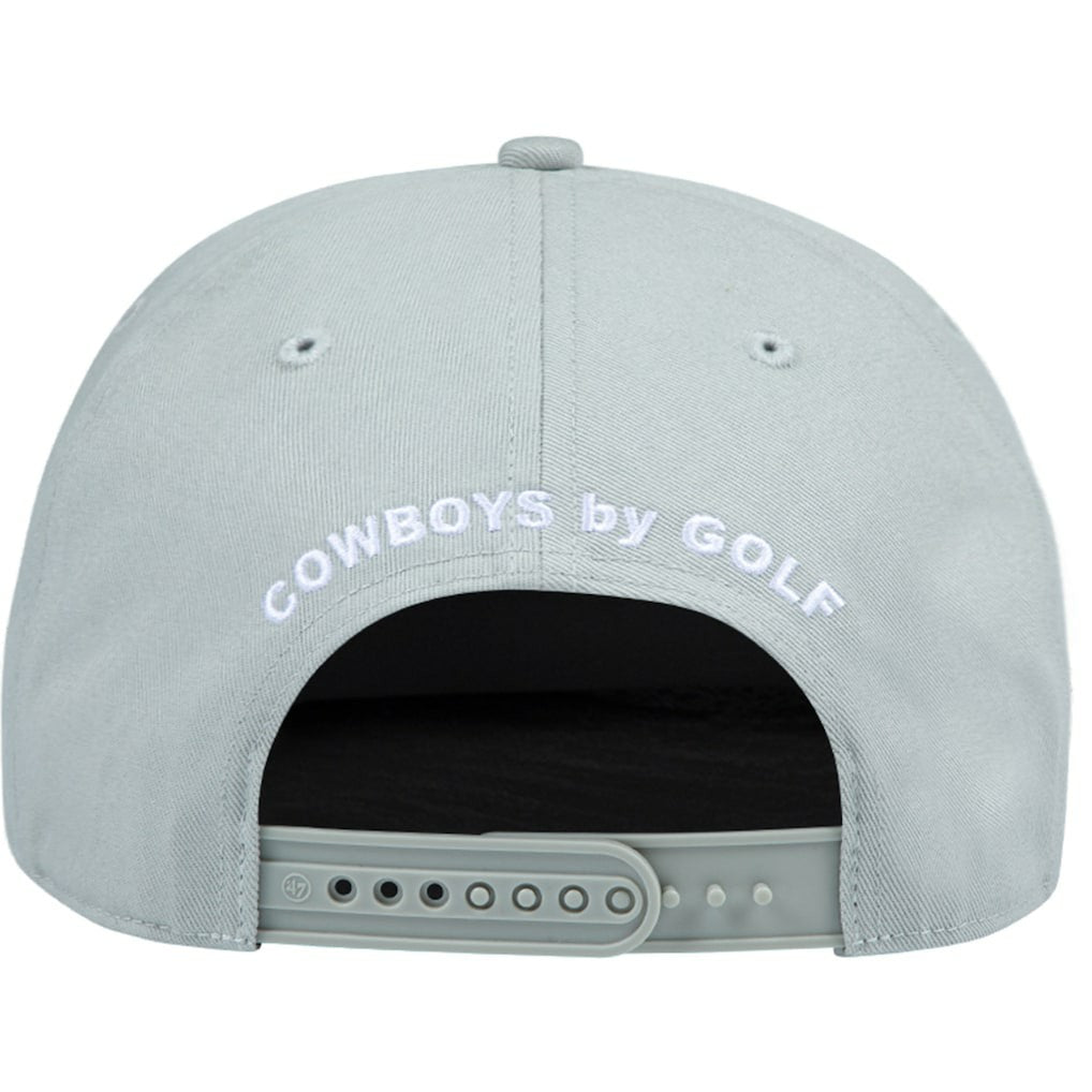 Dallas Cowboys GOLF WANG Snapback Hat - Silver Hats