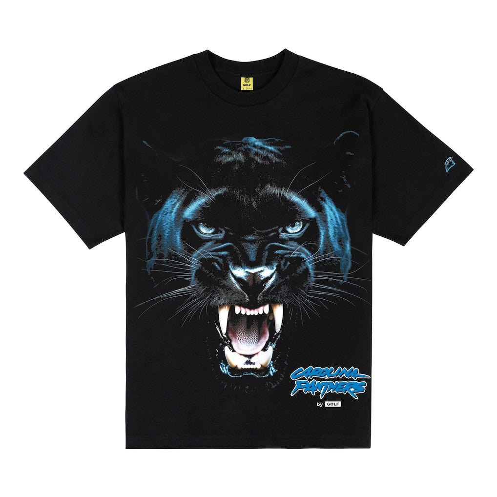 Carolina Panthers GOLF WANG Animal T-Shirt - Black T-shirts