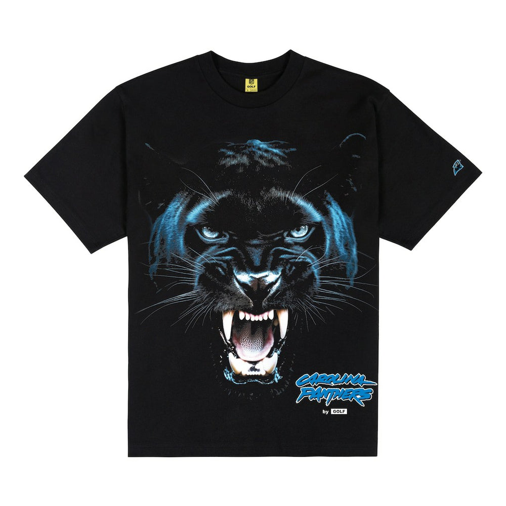 Carolina Panthers GOLF WANG Animal T-Shirt - Black T-shirts