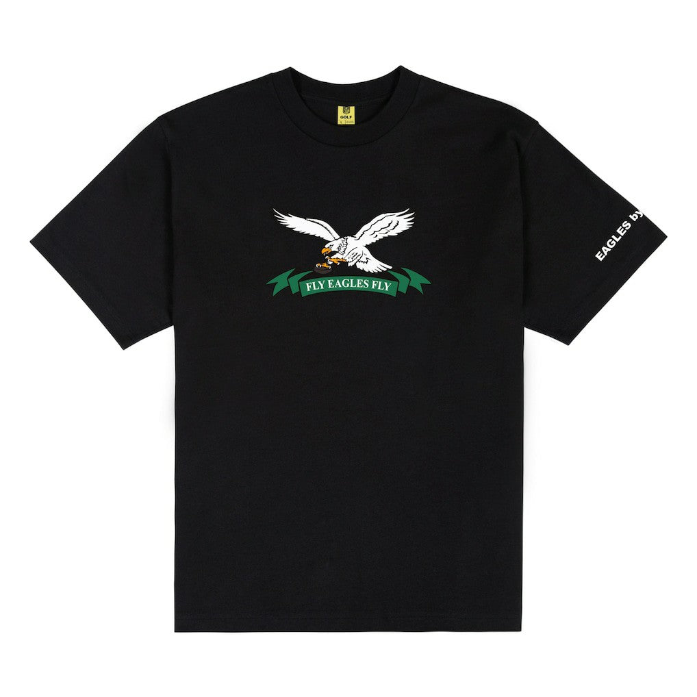 Philadelphia Eagles GOLF WANG Fly Eagles Fly T-Shirt - Black T-shirts