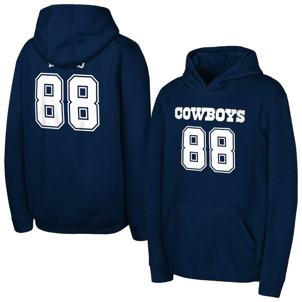 CeeDee Lamb Dallas Cowboys Outerstuff Mainliner Player Name & Number Hoodie - Navy Hoodies
