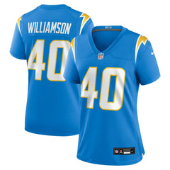 Kendall Williamson Los Angeles Chargers Women's Team Game Jersey - Powder Blue Jerseys