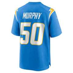 Caleb Murphy Los Angeles Chargers Team Game Jersey - Powder Blue Jerseys