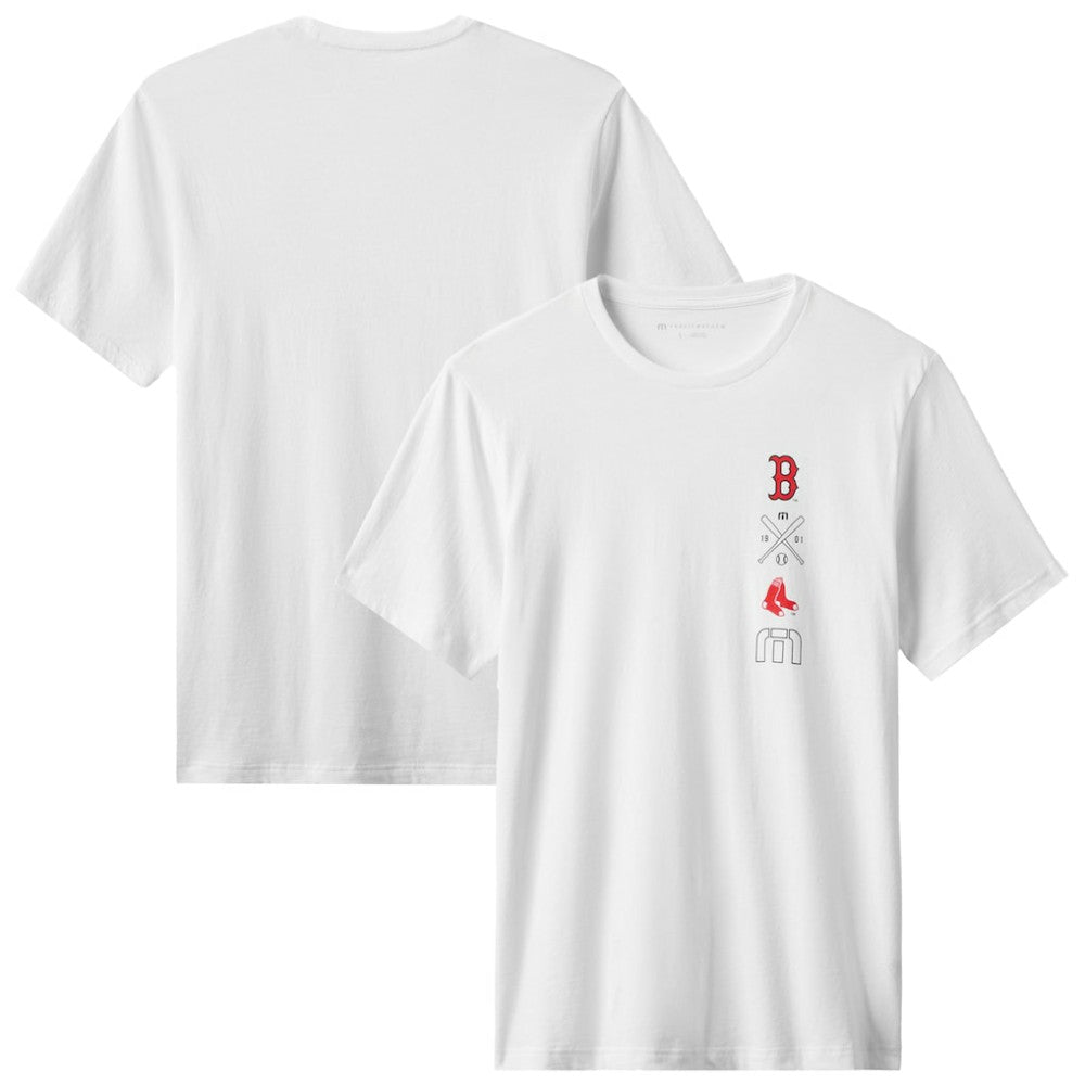 Boston Red Sox TravisMathew Sunset Slam 2.0 T-Shirt - White T-shirts