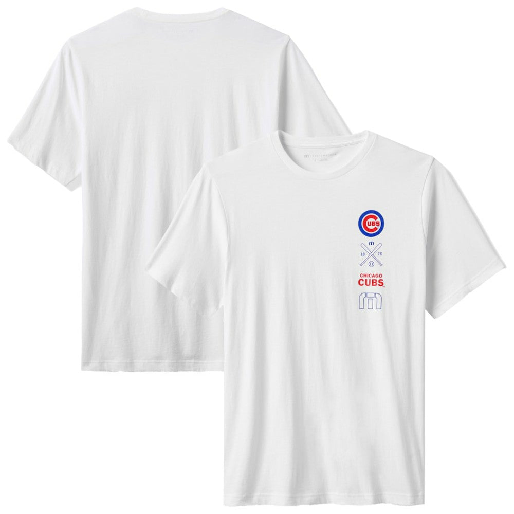 Chicago Cubs TravisMathew Sunset Slam 2.0 T-Shirt - White T-shirts