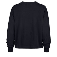 New England Patriots '47 Women's Muse Sydney Long Sleeve Cropped T-Shirt - Navy T-shirts