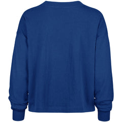 New York Giants '47 Women's Muse Sydney Long Sleeve Cropped T-Shirt - Royal T-shirts