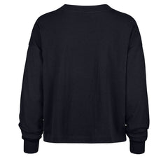 Seattle Seahawks '47 Women's Muse Sydney Long Sleeve Cropped T-Shirt - College Navy T-shirts