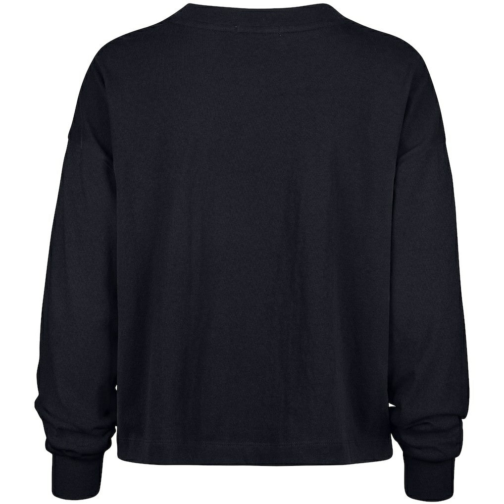Chicago Bears '47 Women's Muse Sydney Long Sleeve Cropped T-Shirt - Navy T-shirts