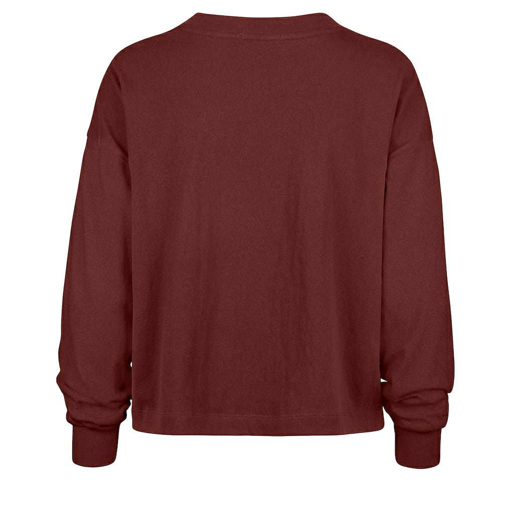 Arizona Cardinals '47 Women's Muse Sydney Long Sleeve Cropped T-Shirt - Cardinal T-shirts