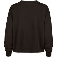 Cleveland Browns '47 Women's Muse Sydney Long Sleeve Cropped T-Shirt - Brown T-shirts