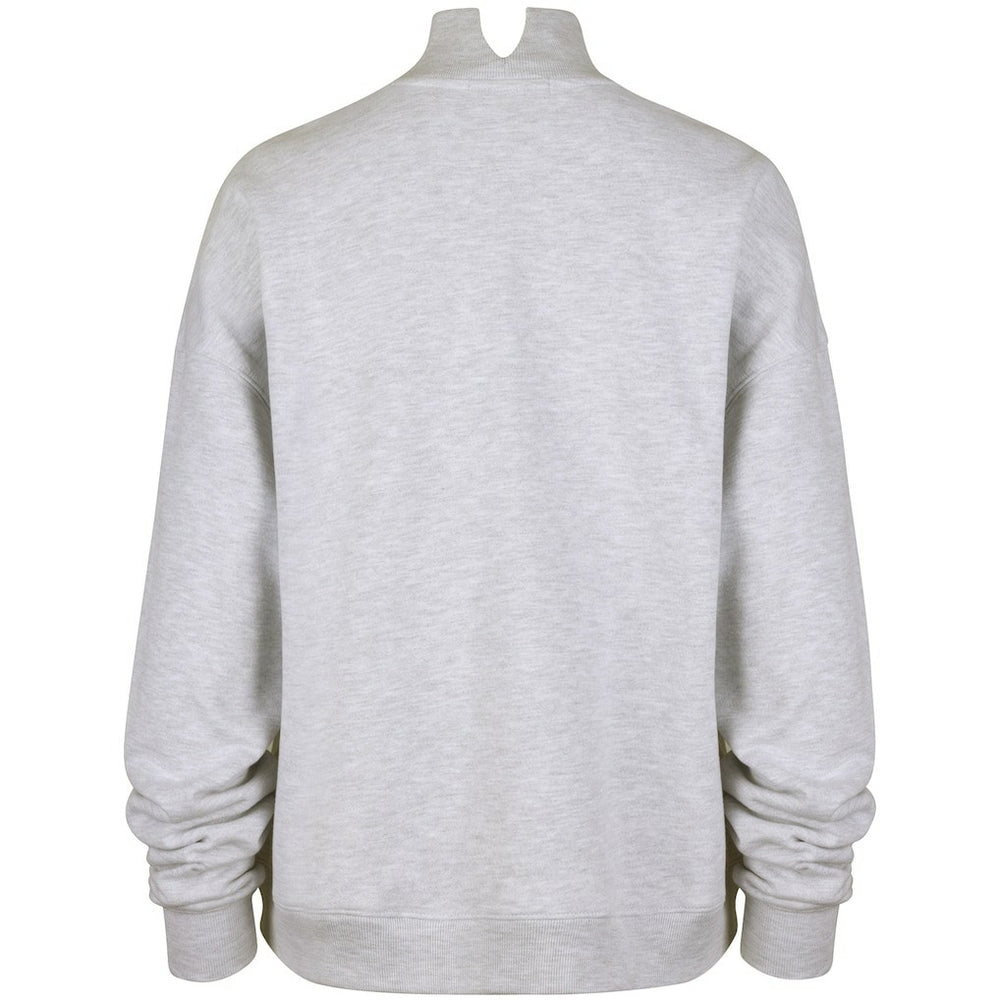 Cleveland Browns '47 Women's Vantage Mock Neck Pullover Sweatshirt - Heather Gray Pullover