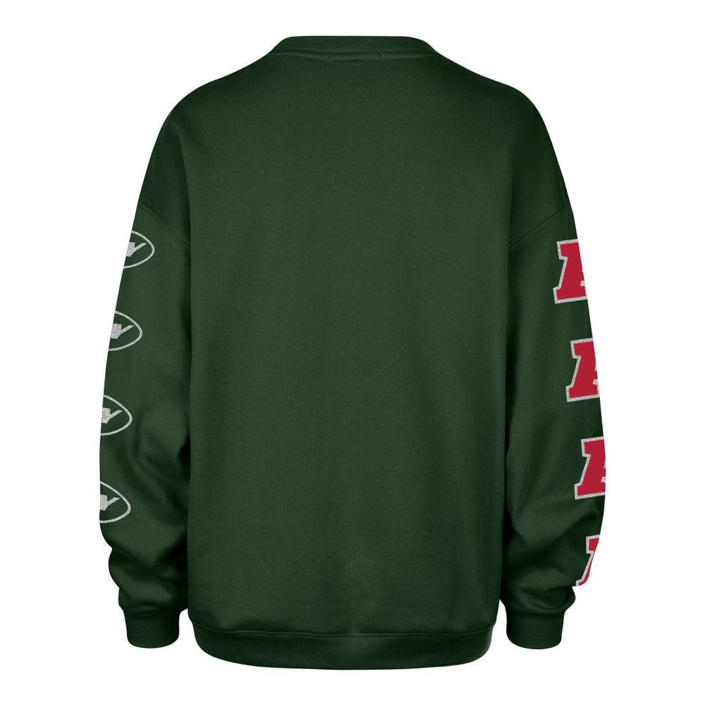 New York Jets '47 Women's Go Big Oversized Pullover Sweatshirt - Green Pullover