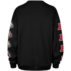 Cincinnati Bengals '47 Women's Go Big Oversized Pullover Sweatshirt - Black Pullover