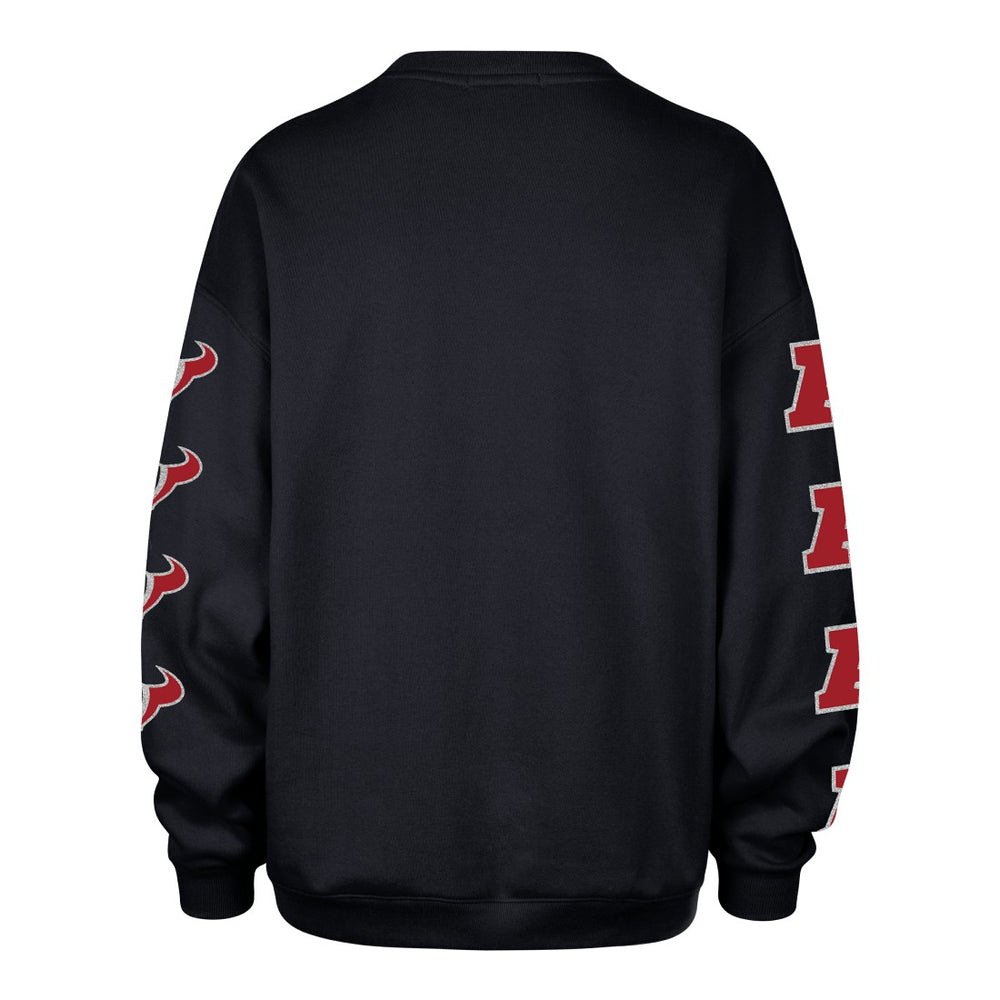 Houston Texans '47 Women's Go Big Oversized Pullover Sweatshirt - Navy Pullover