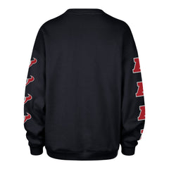 Houston Texans '47 Women's Go Big Oversized Pullover Sweatshirt - Navy Pullover