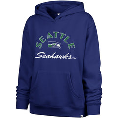 Seattle Seahawks '47 Women's Whirlwind Naomi Pullover Hoodie - Royal Hoodies