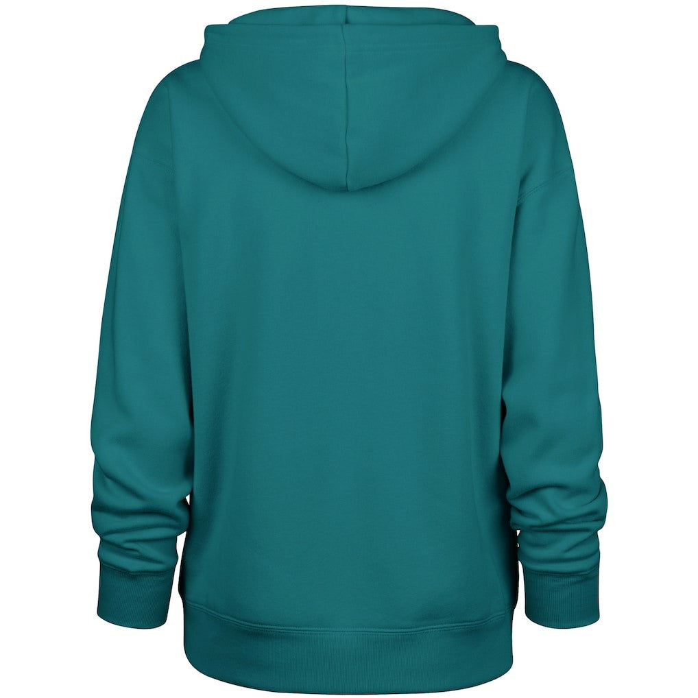 Miami Dolphins '47 Women's Whirlwind Naomi Pullover Hoodie - Aqua Hoodies