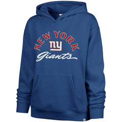 New York Giants '47 Women's Whirlwind Naomi Pullover Hoodie - Royal Hoodies